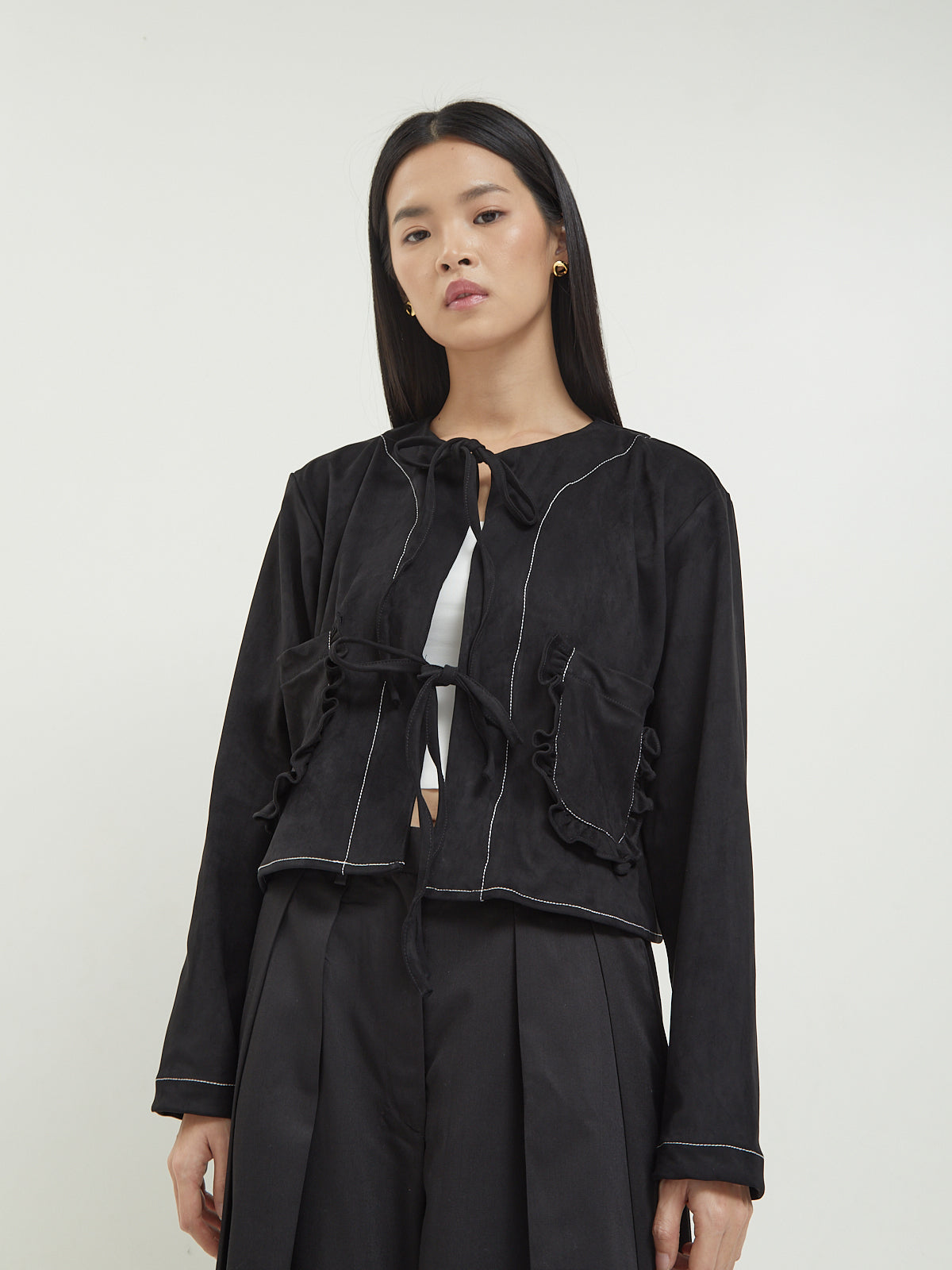 Diona Pocket ruffle outer