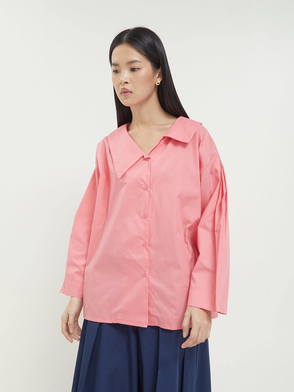 Isvara Asymmetric Collar Shirt