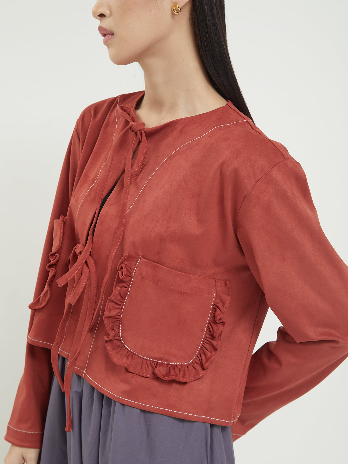 Diona Pocket ruffle outer