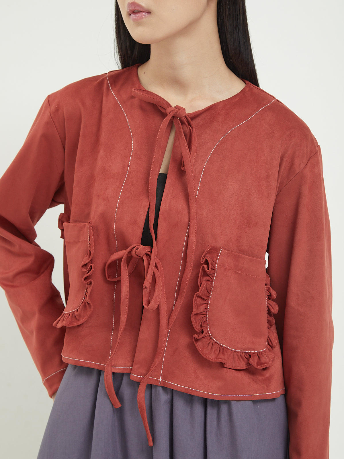 Diona Pocket ruffle outer