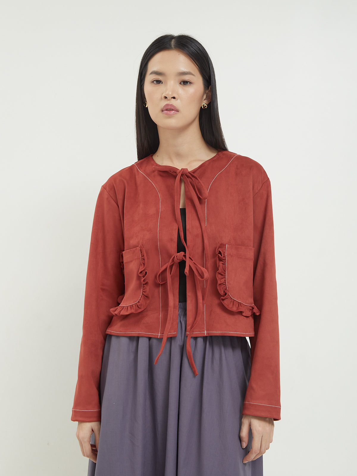 Diona Pocket ruffle outer