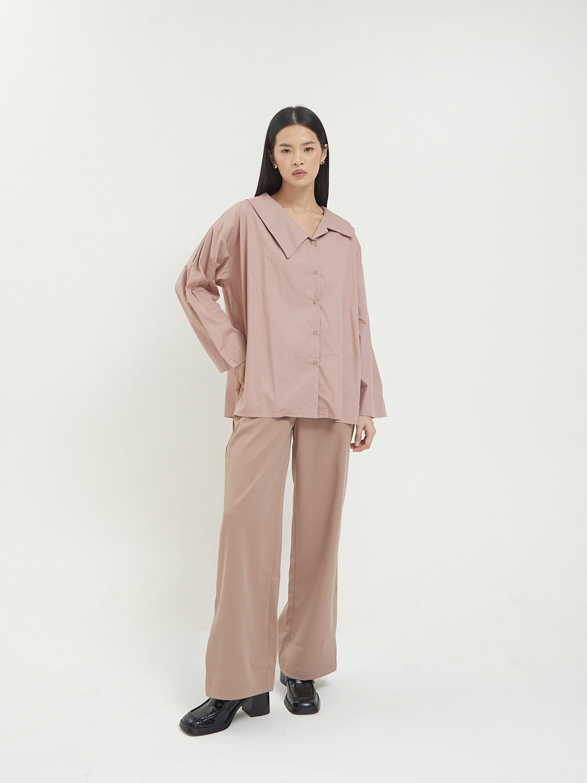 Isvara Asymmetric Collar Shirt