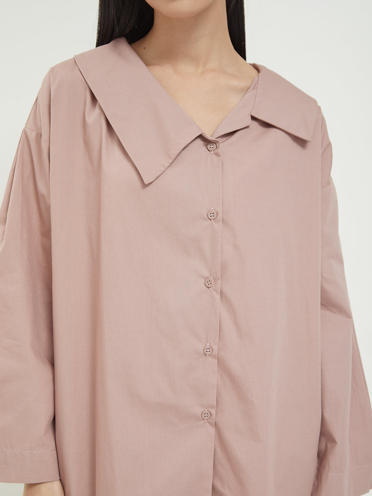 Isvara Asymmetric Collar Shirt