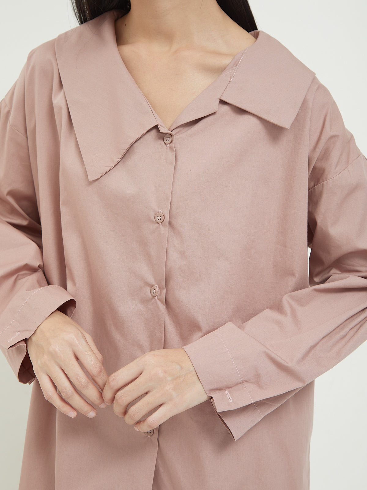 Isvara Asymmetric Collar Shirt