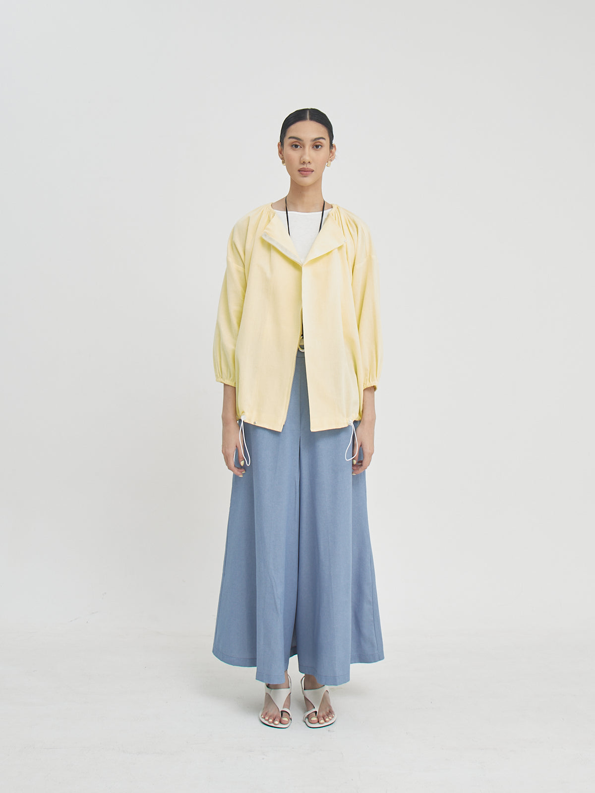 Nadine Drawstring Blouse