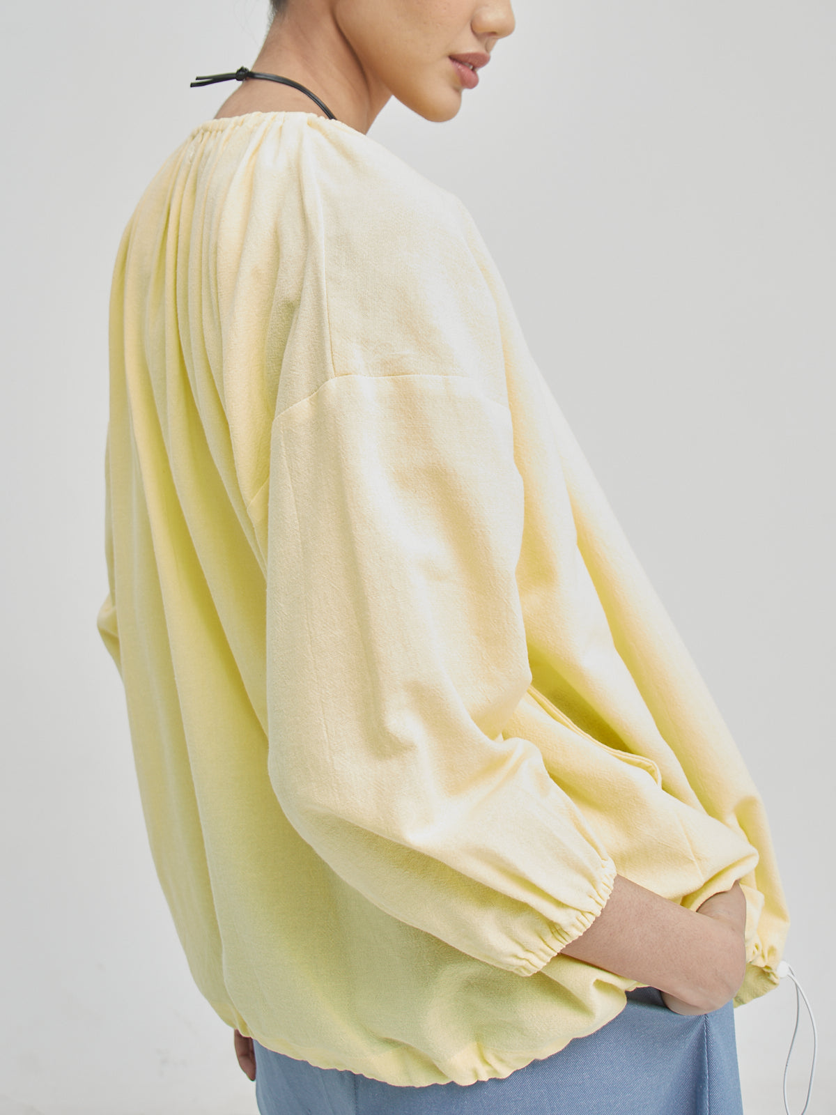 Nadine Drawstring Blouse