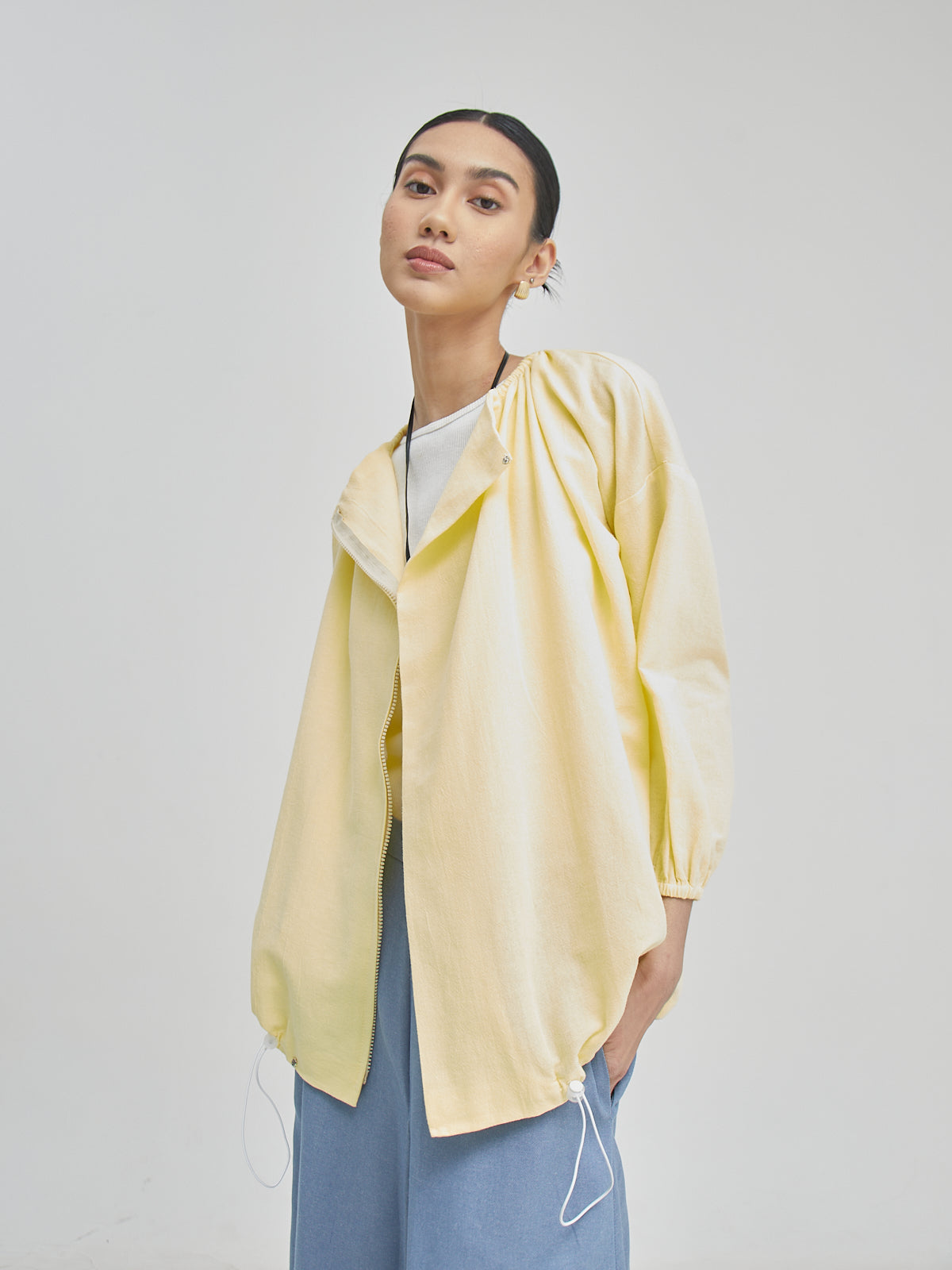 Nadine Drawstring Blouse