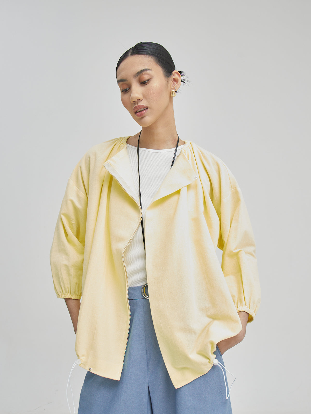Nadine Drawstring Blouse