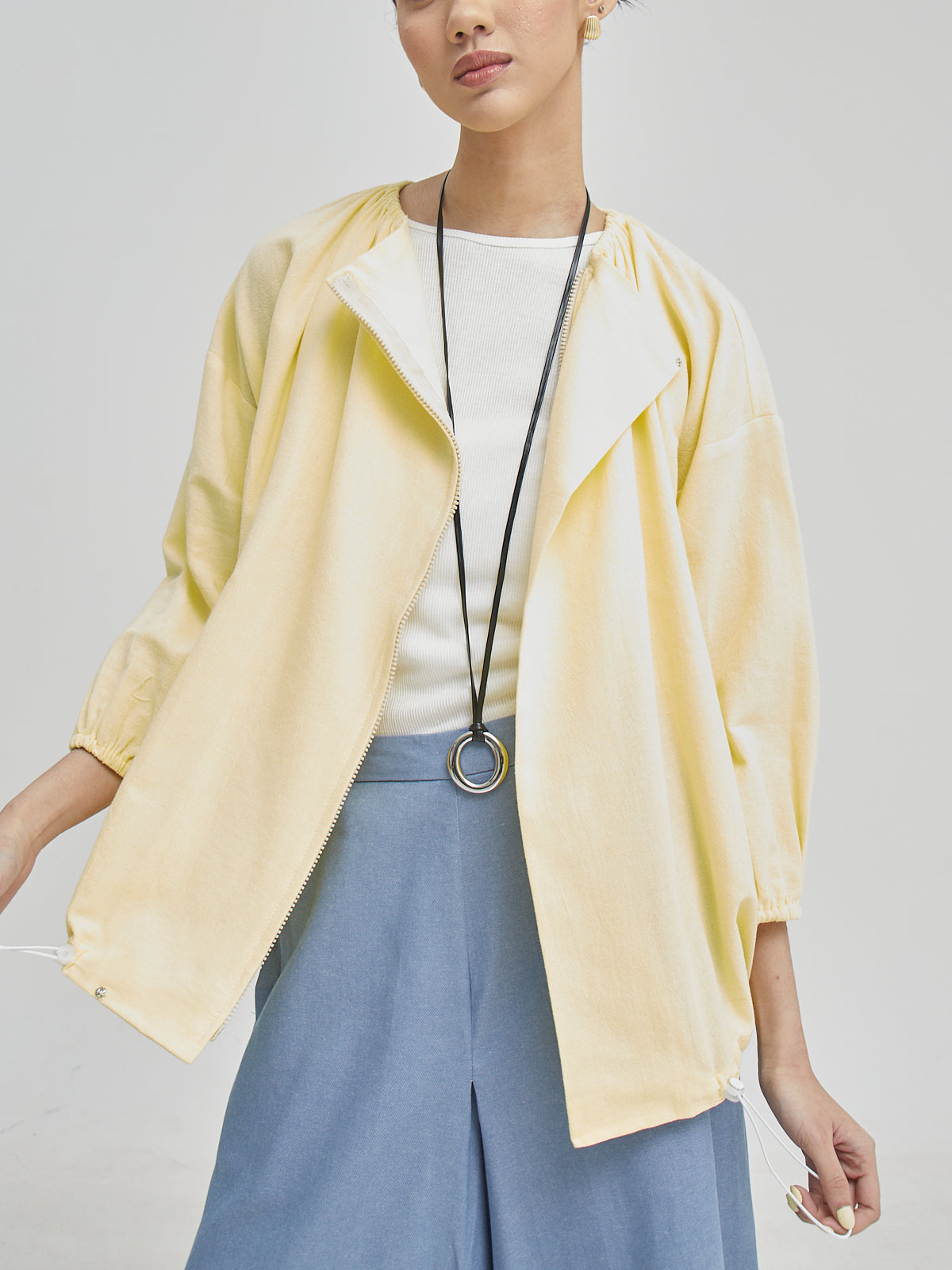 Nadine Drawstring Blouse