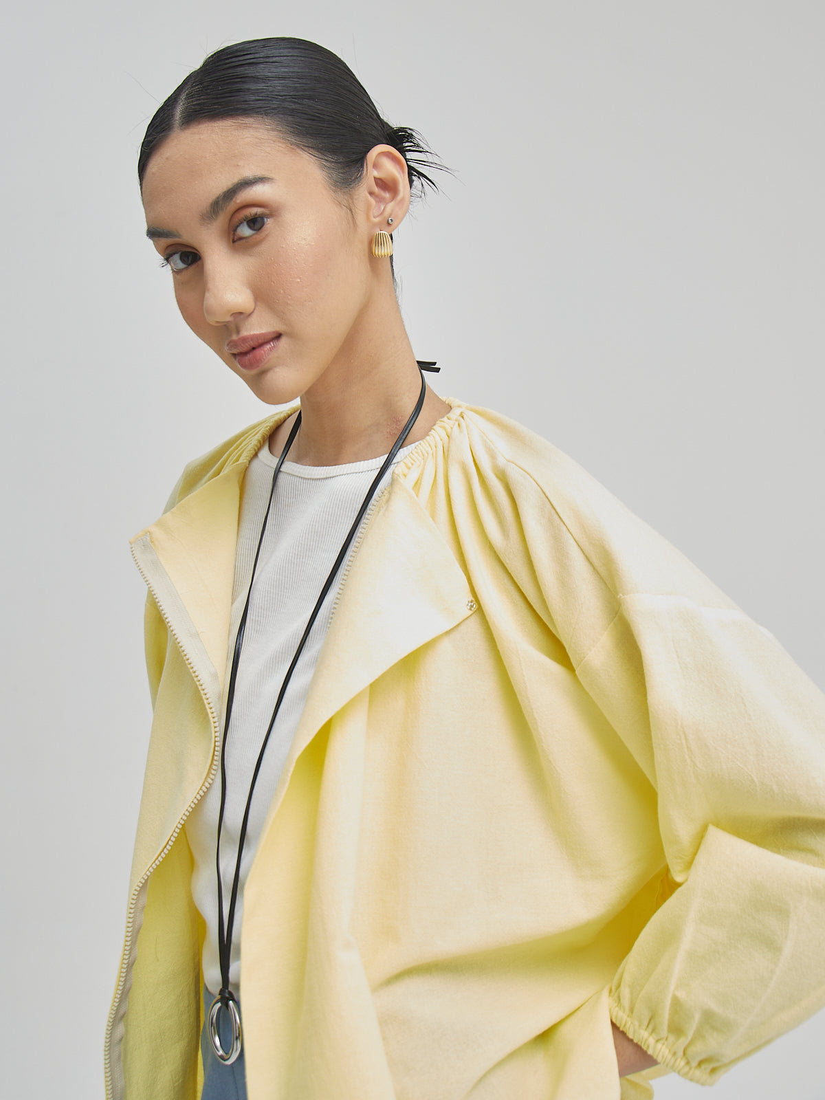 Nadine Drawstring Blouse