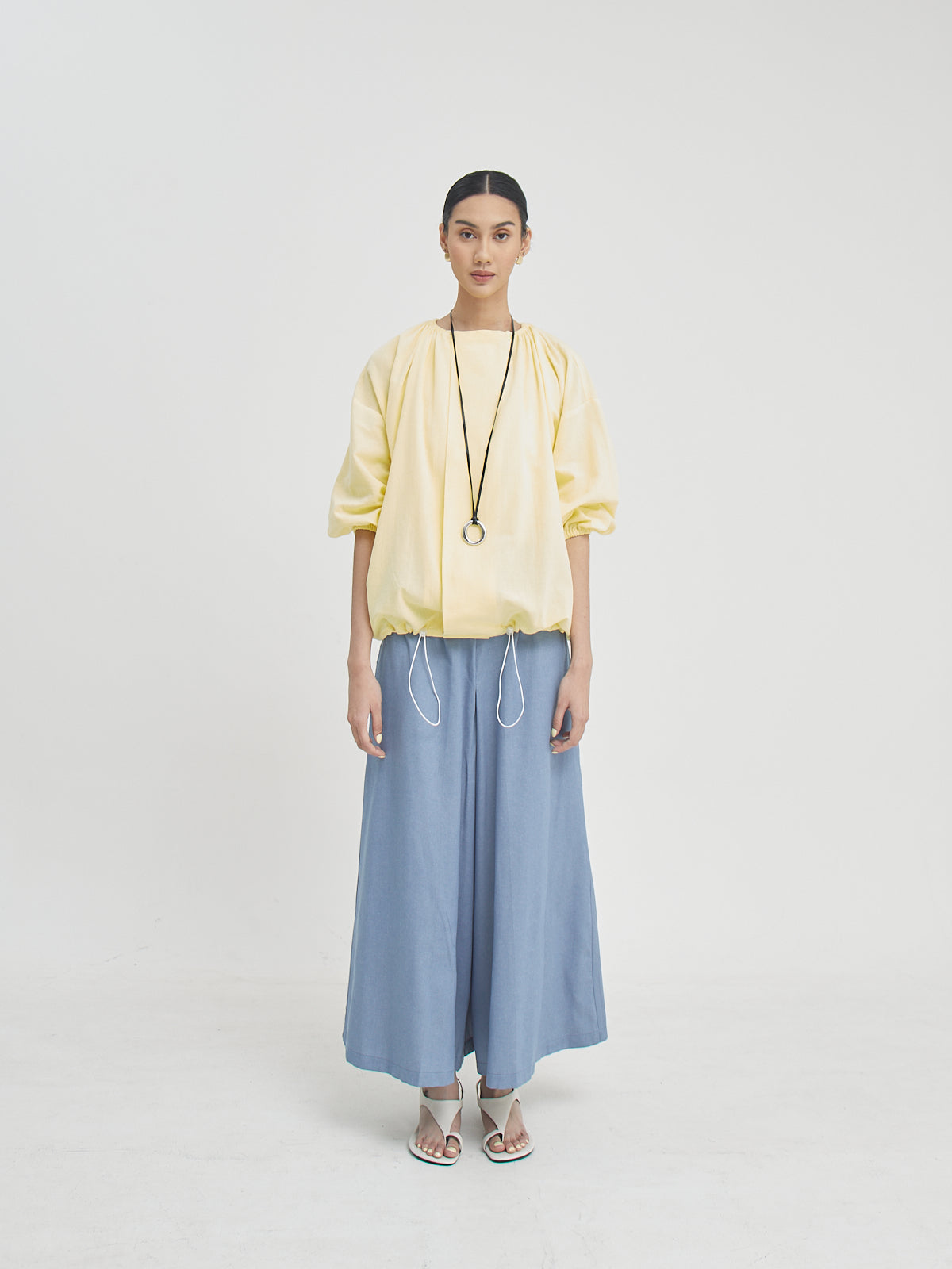 Nadine Drawstring Blouse