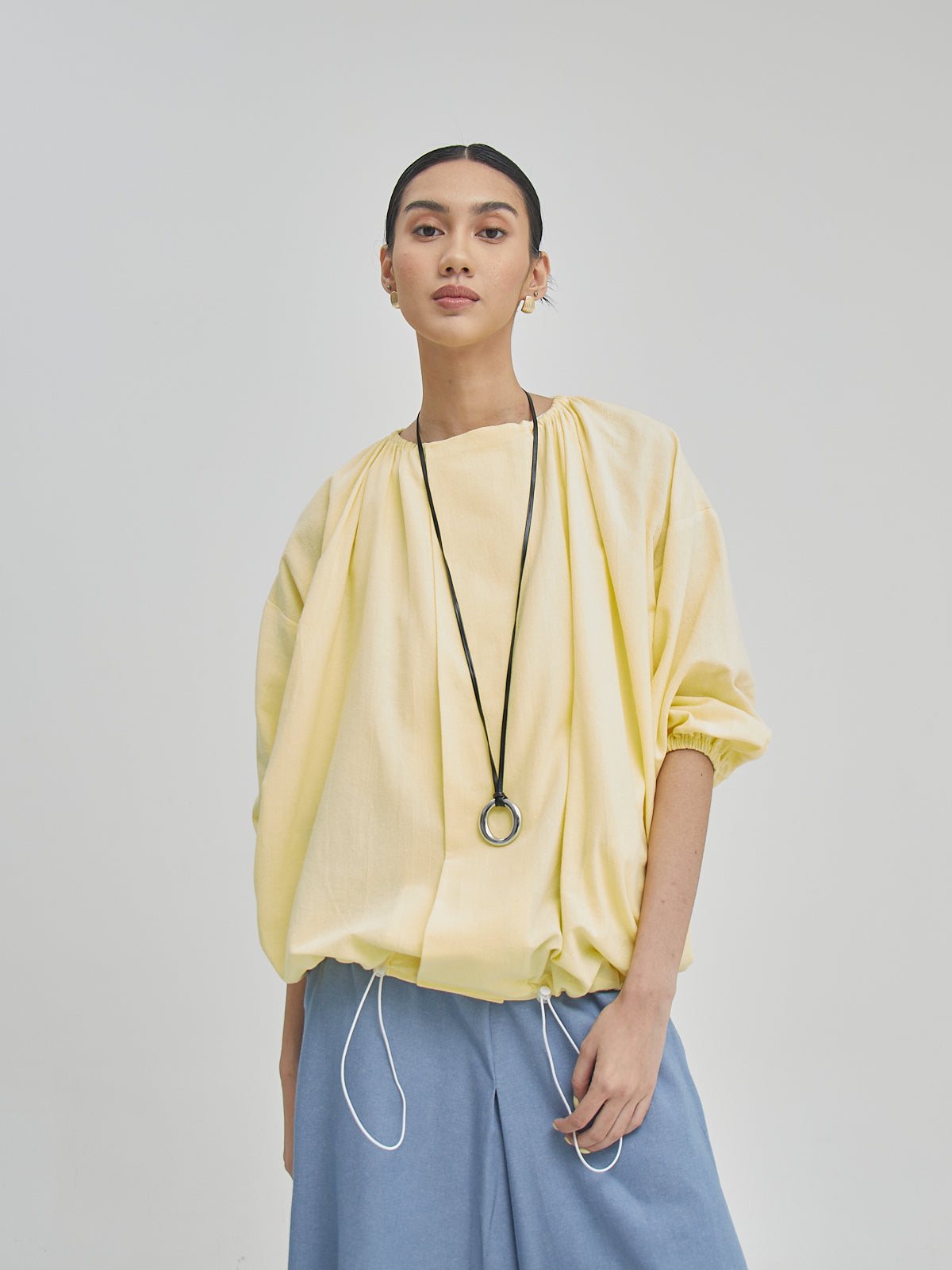 Nadine Drawstring Blouse