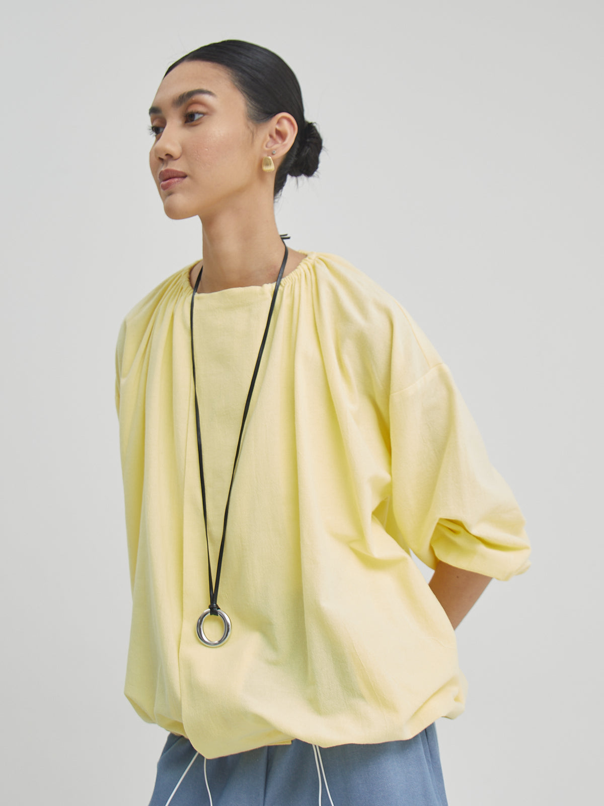 Nadine Drawstring Blouse