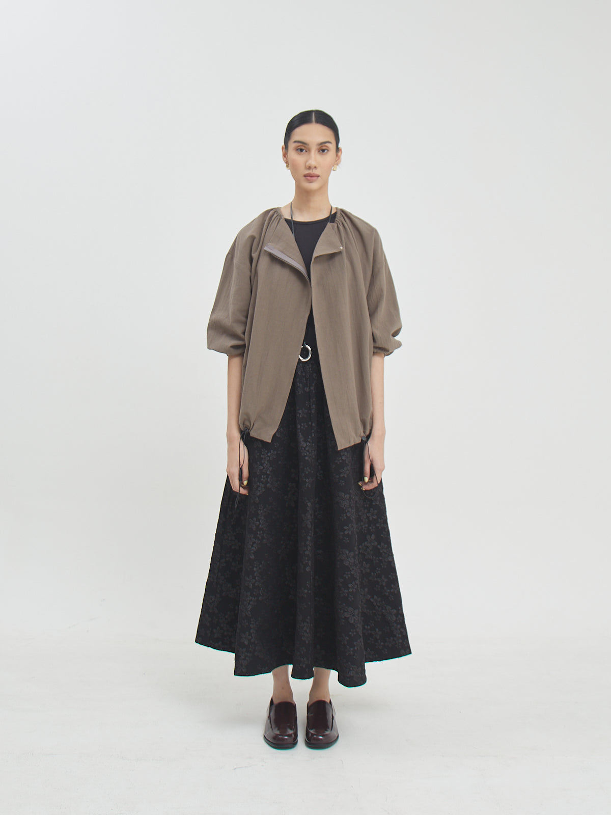 Nadine Drawstring Blouse
