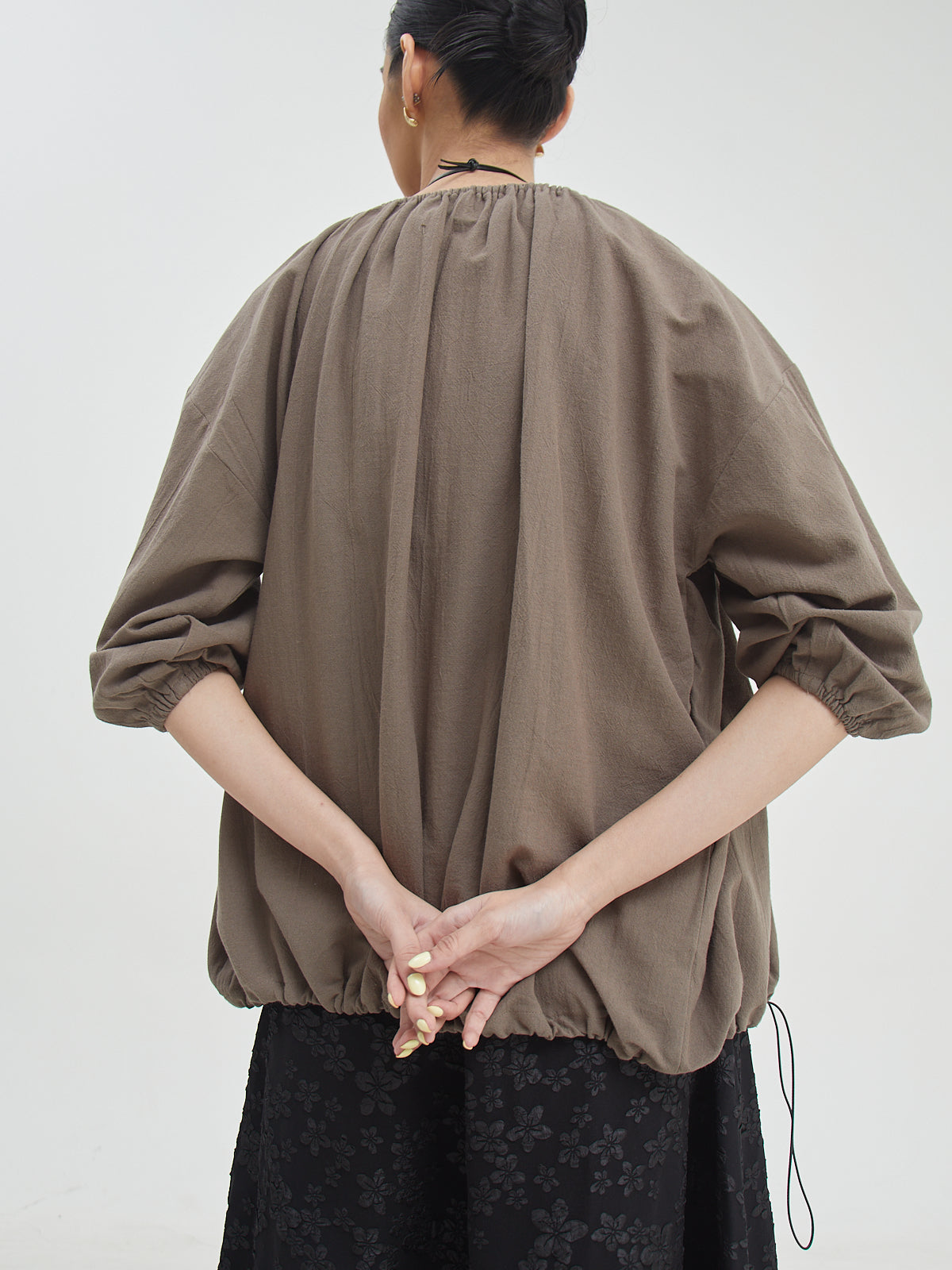 Nadine Drawstring Blouse