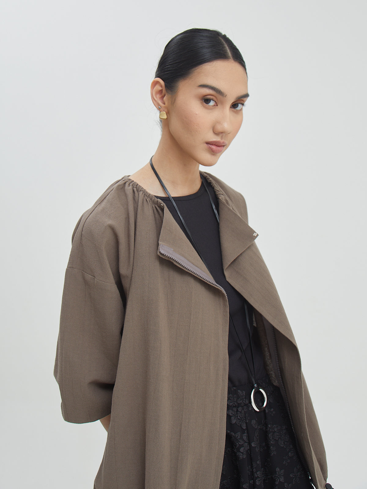 Nadine Drawstring Blouse