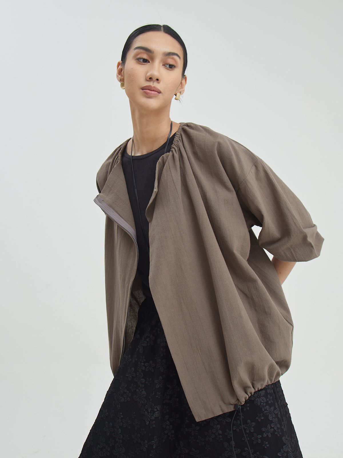 Nadine Drawstring Blouse