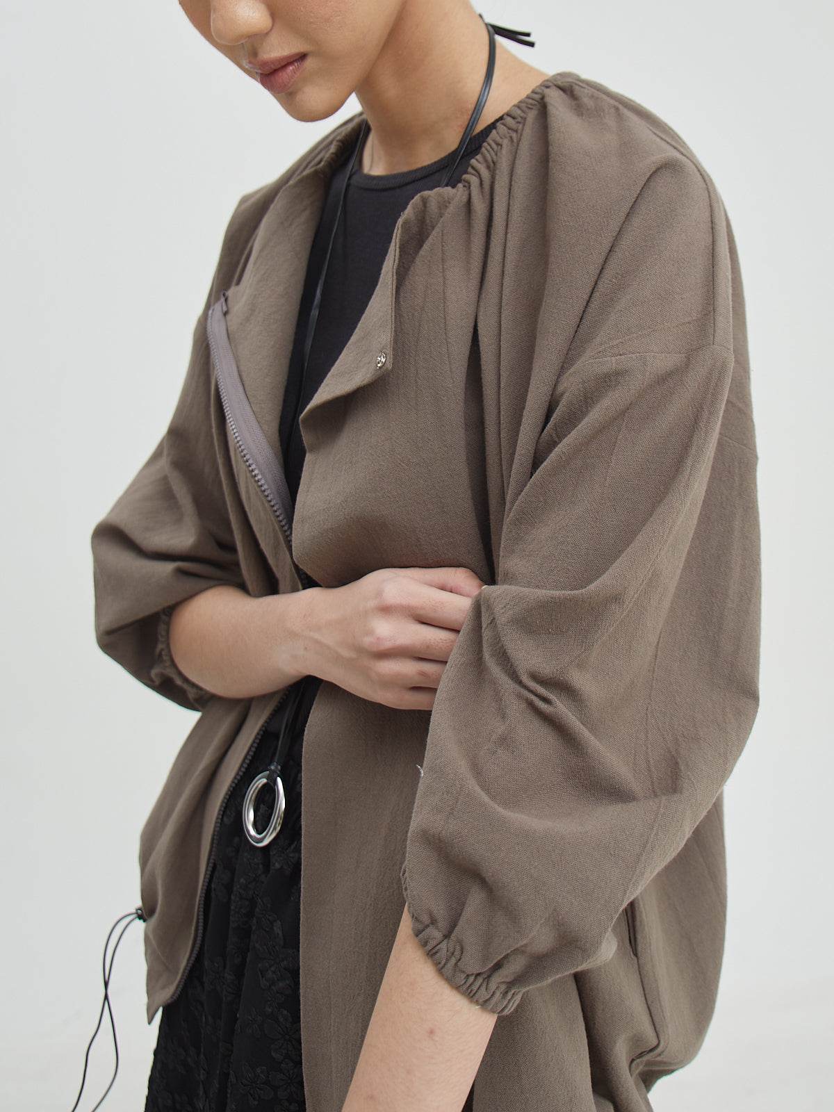 Nadine Drawstring Blouse
