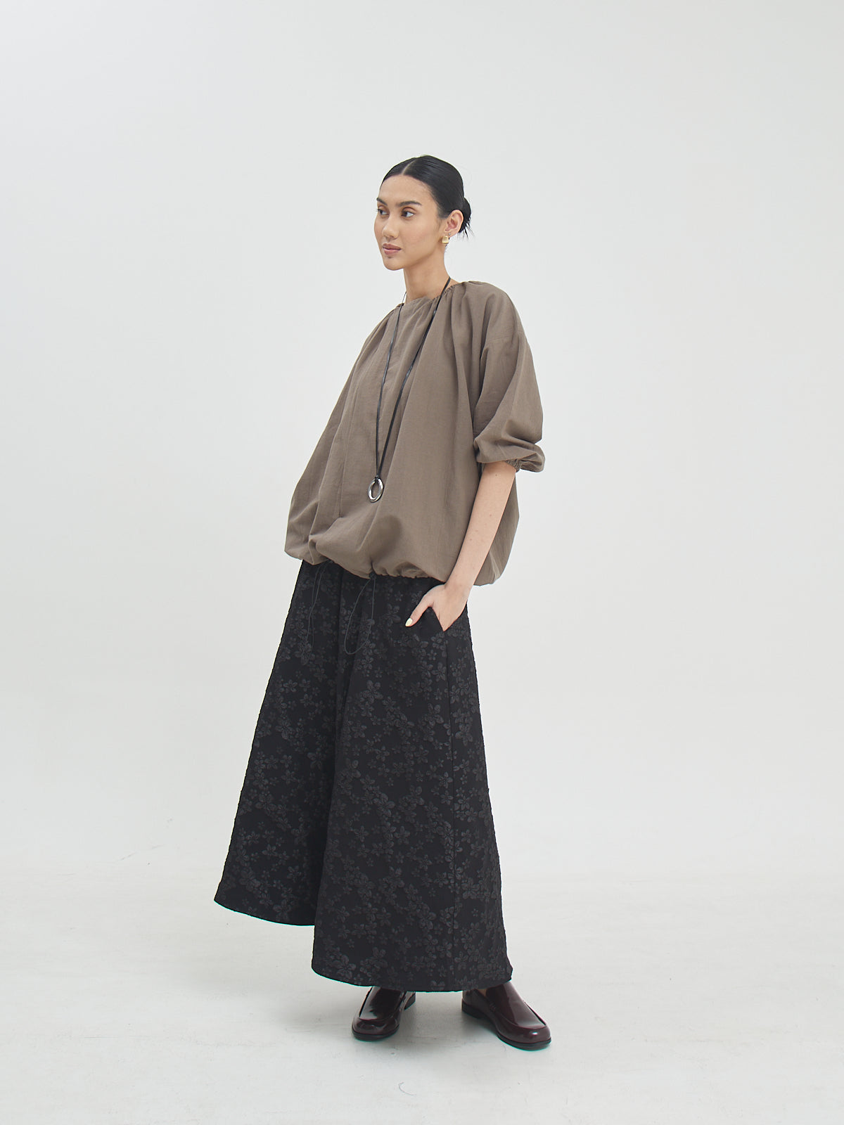 Nadine Drawstring Blouse