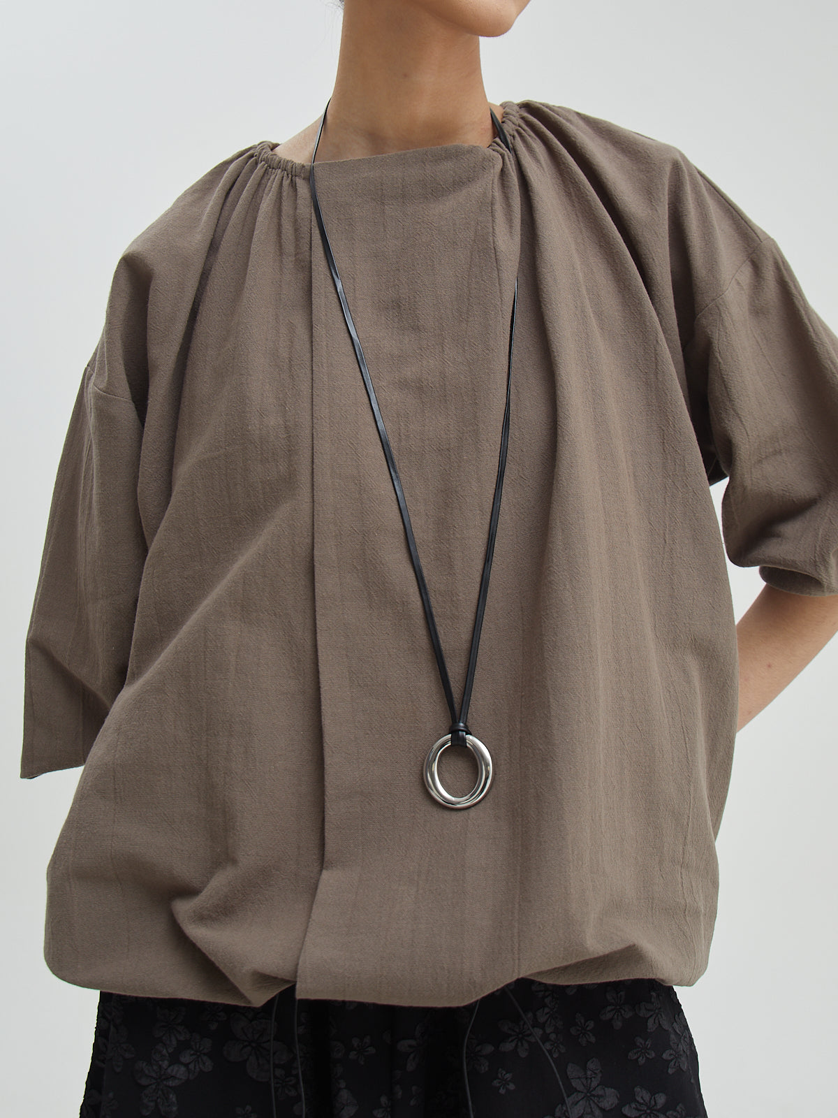 Nadine Drawstring Blouse
