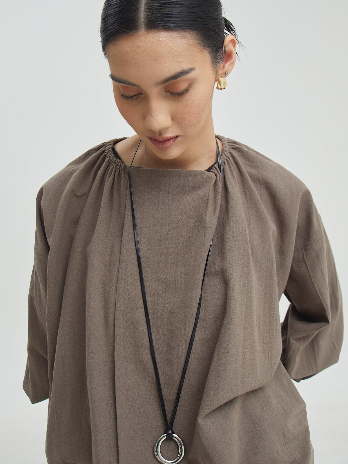 Nadine Drawstring Blouse