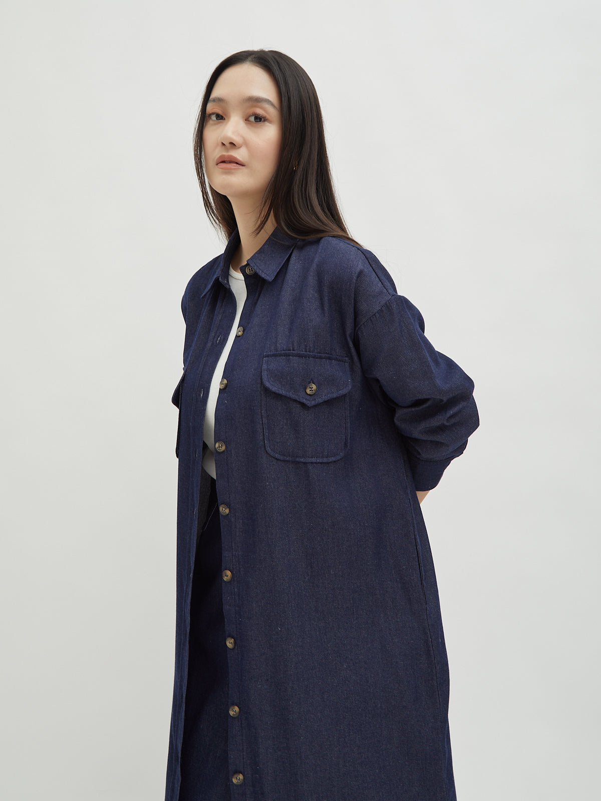 Kinnas Denim Shirt Dress