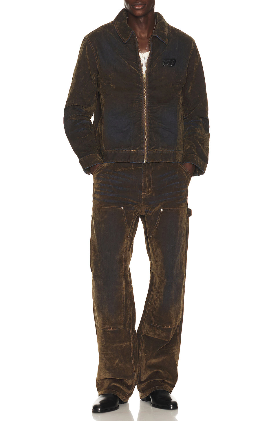 Flocked Work Jacket