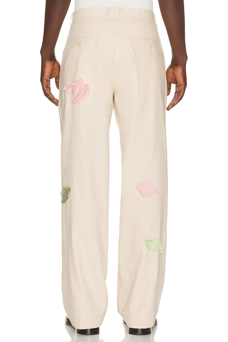 Flower Applique Suit Trouser