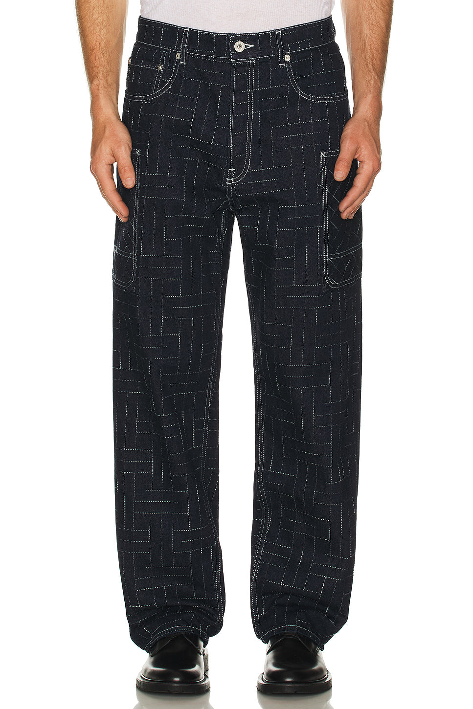 Weave Cargo Monkey Fit Jeans