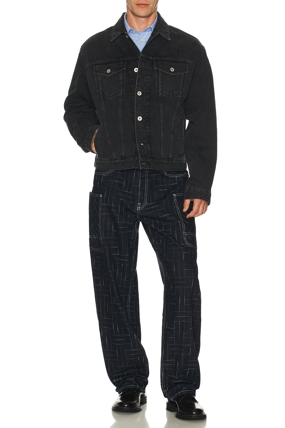 Boke Flower Trucker Jacket