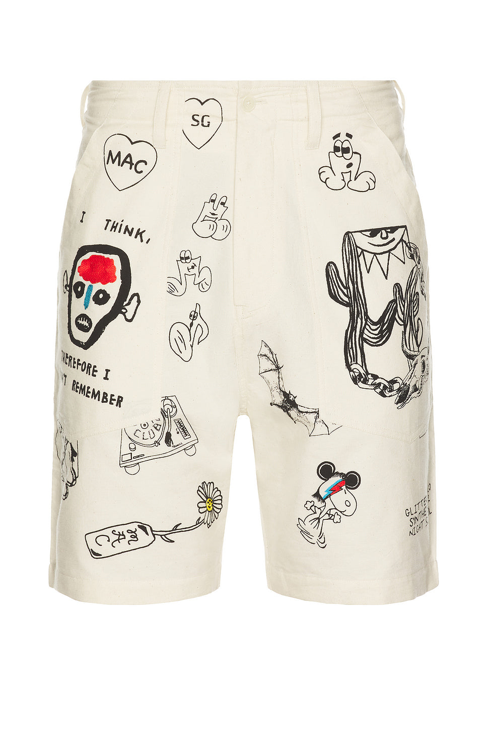 x Monitaly Tattoo Shorts