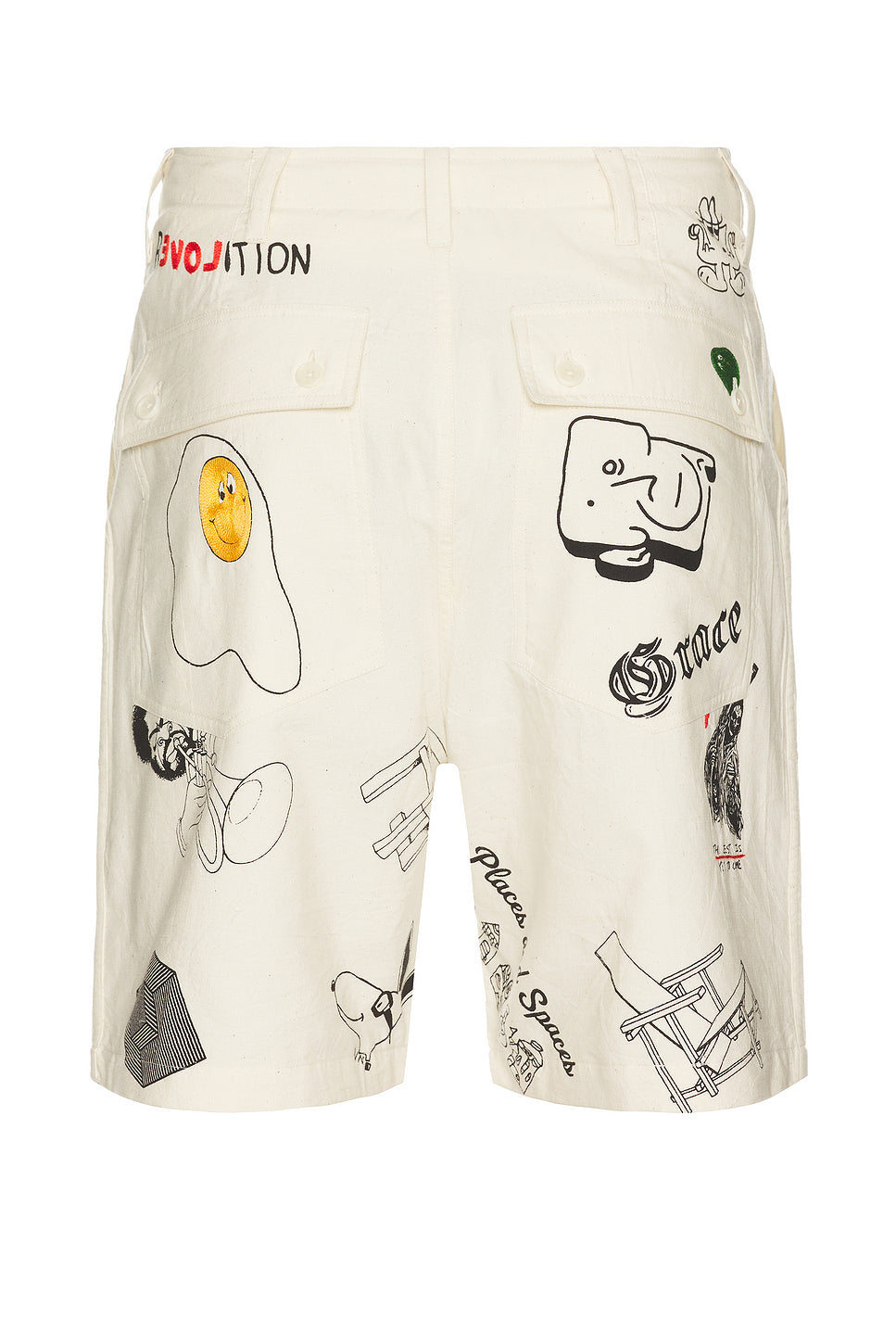 x Monitaly Tattoo Shorts