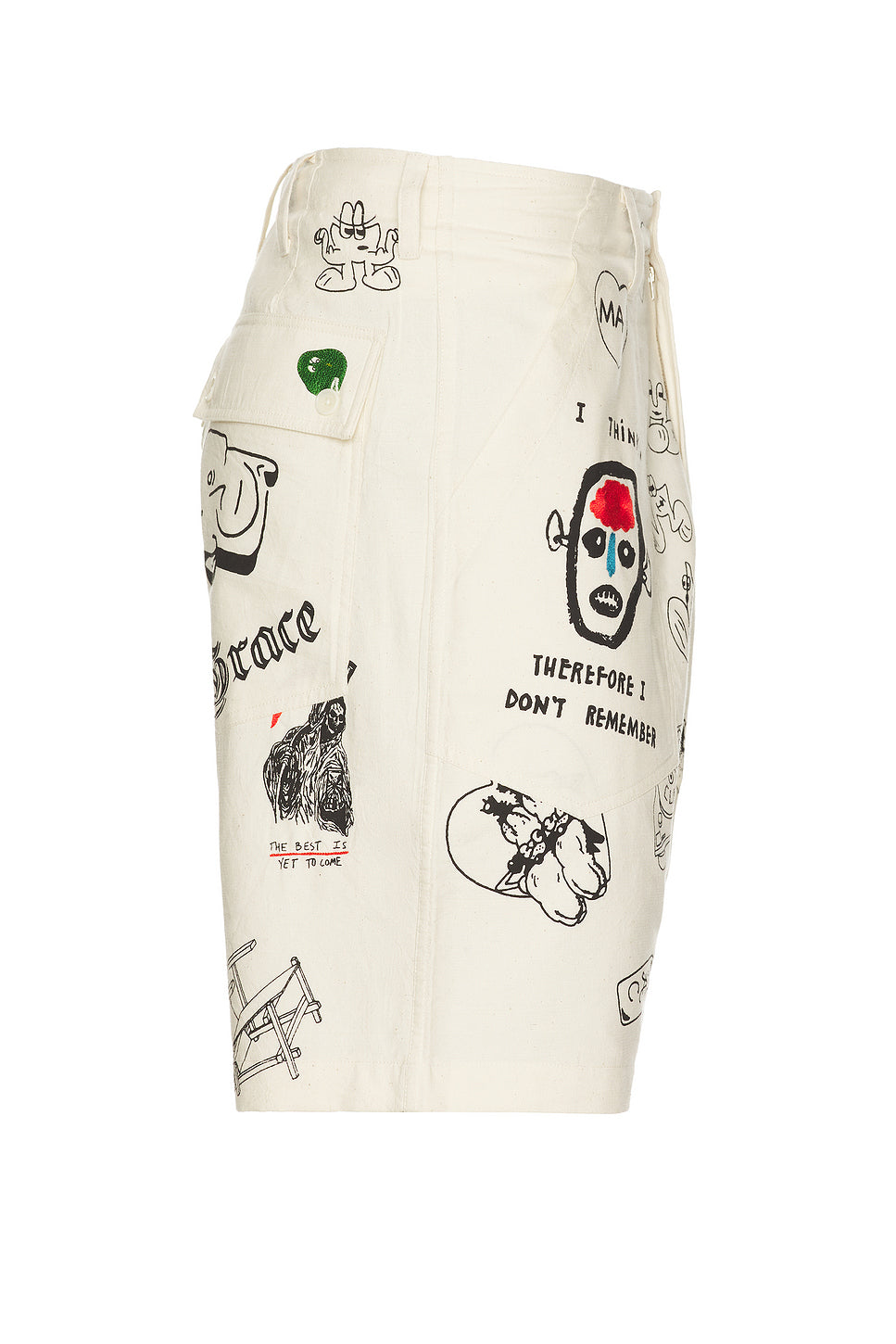 x Monitaly Tattoo Shorts