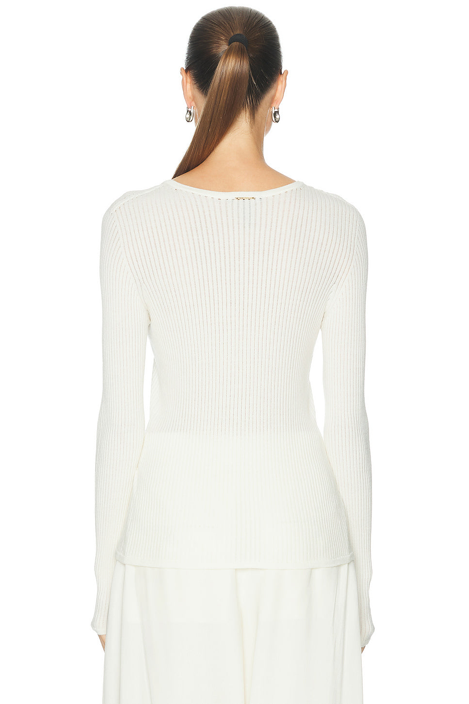 Rib Knit Long Sleeve Cardigan