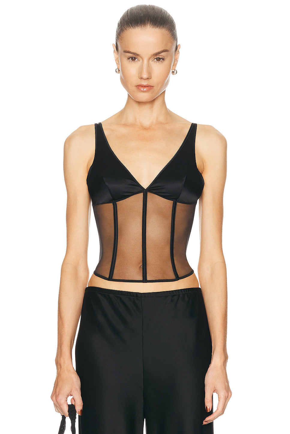 Soie Corset Tank Top