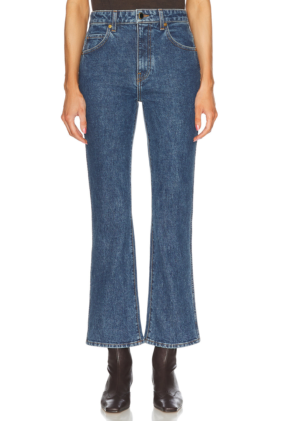 Vivian Slim Straight Leg Jeans