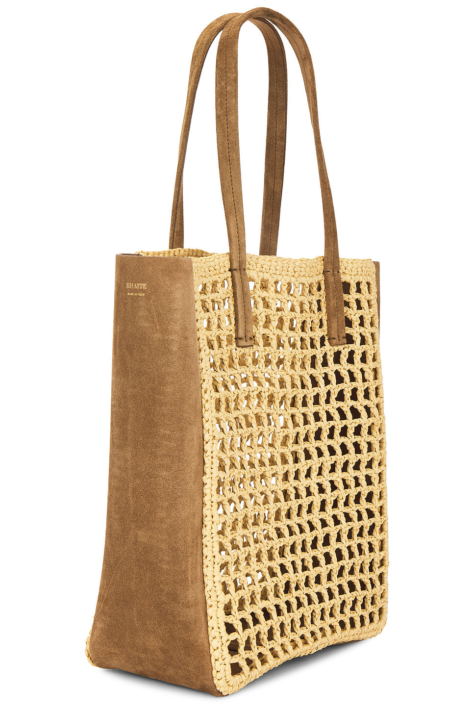 Zoe Small Raffia Tote Bag