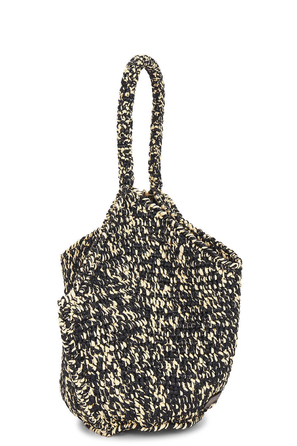 Lotus Medium Raffia Tote Bag