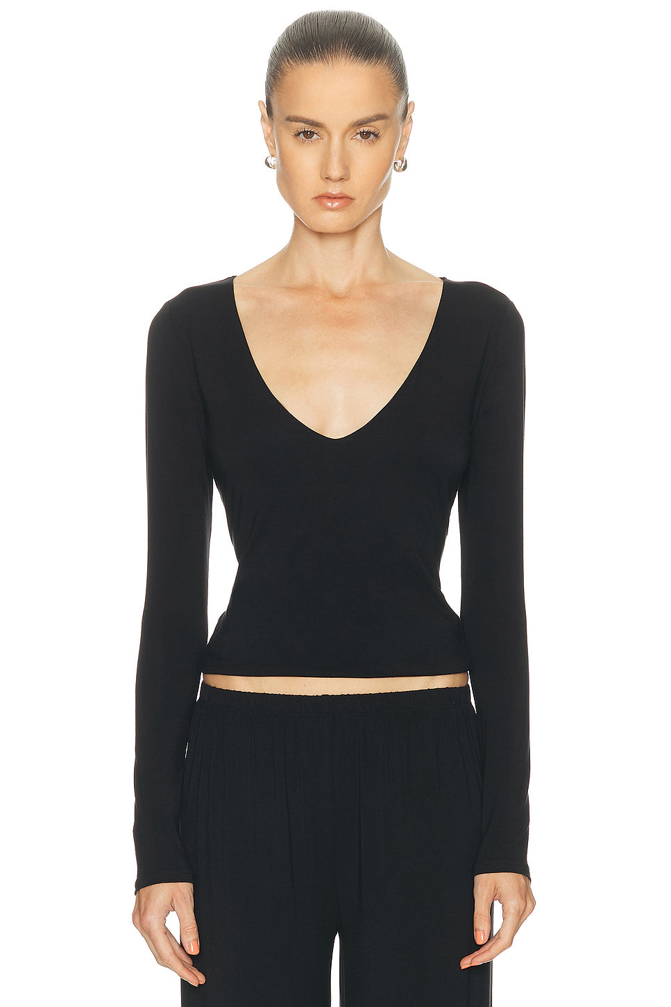 Recline V Long Sleeve Top