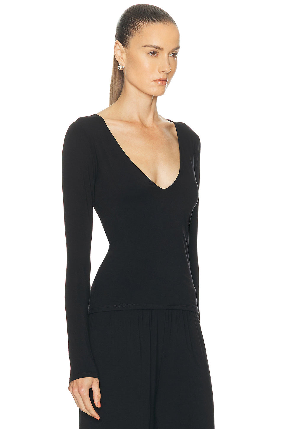 Recline V Long Sleeve Top