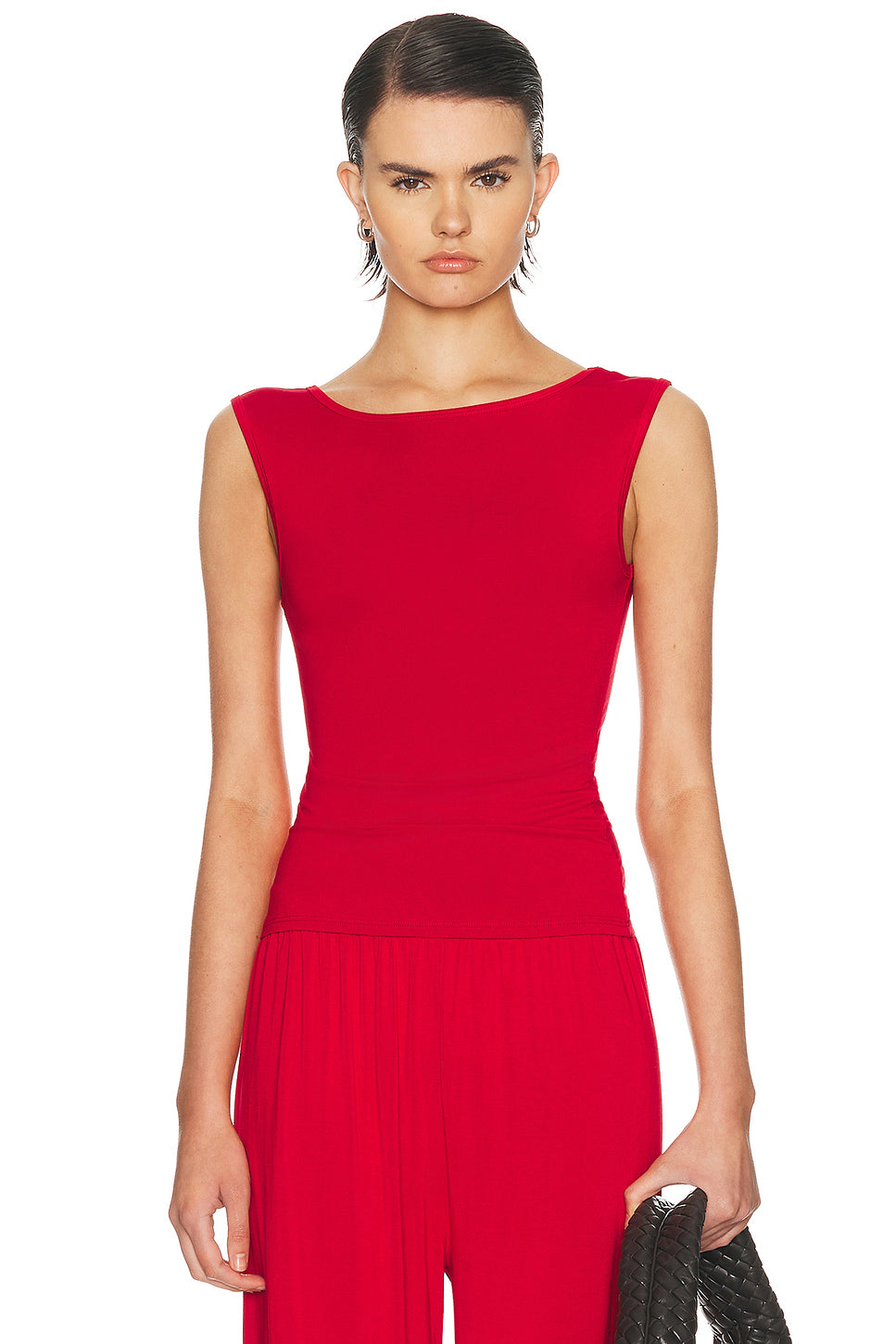 Bateau Sleeveless Top