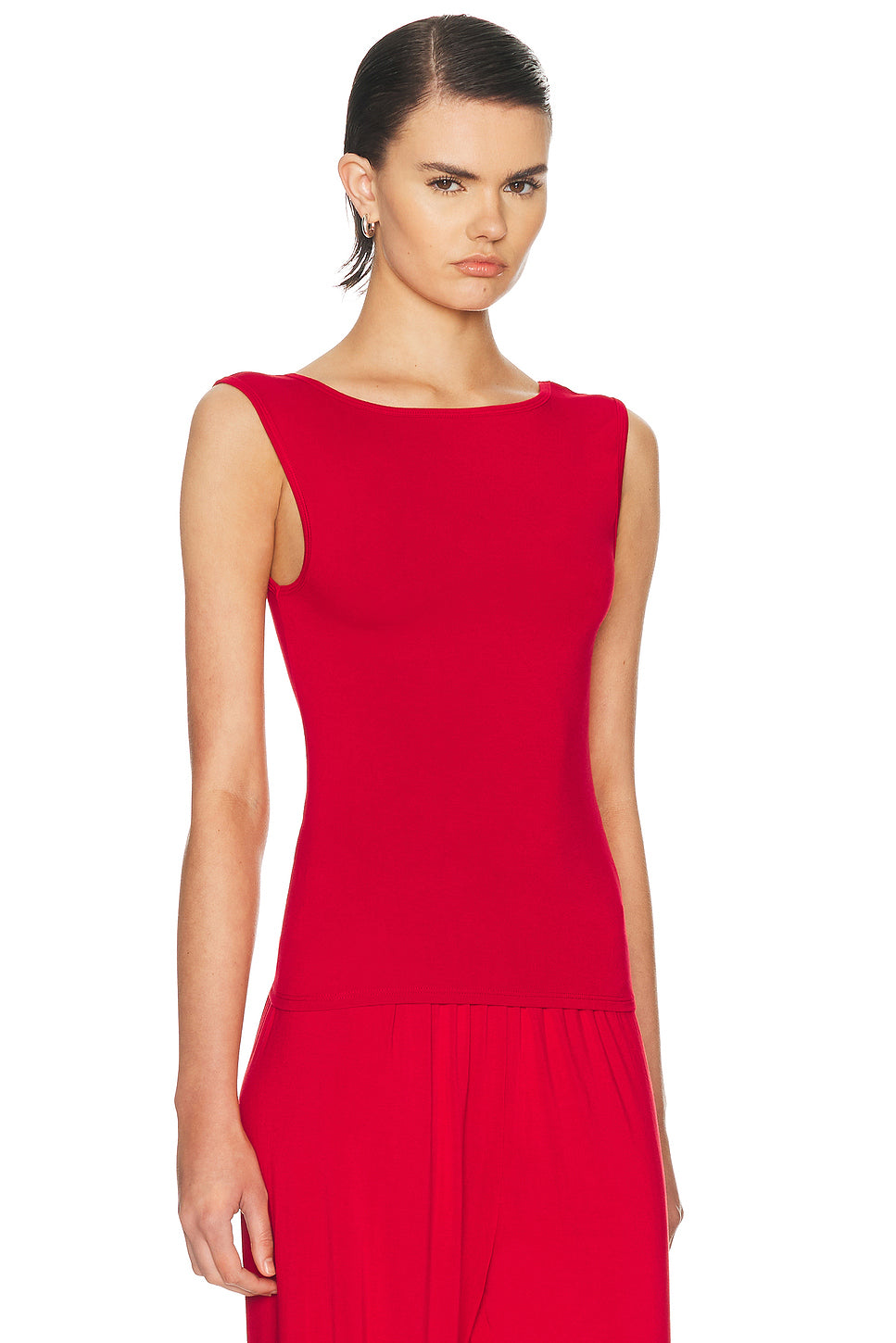 Bateau Sleeveless Top