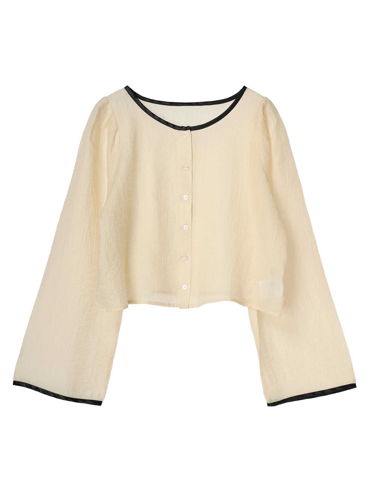 Kaito Sheer Piping Shirt