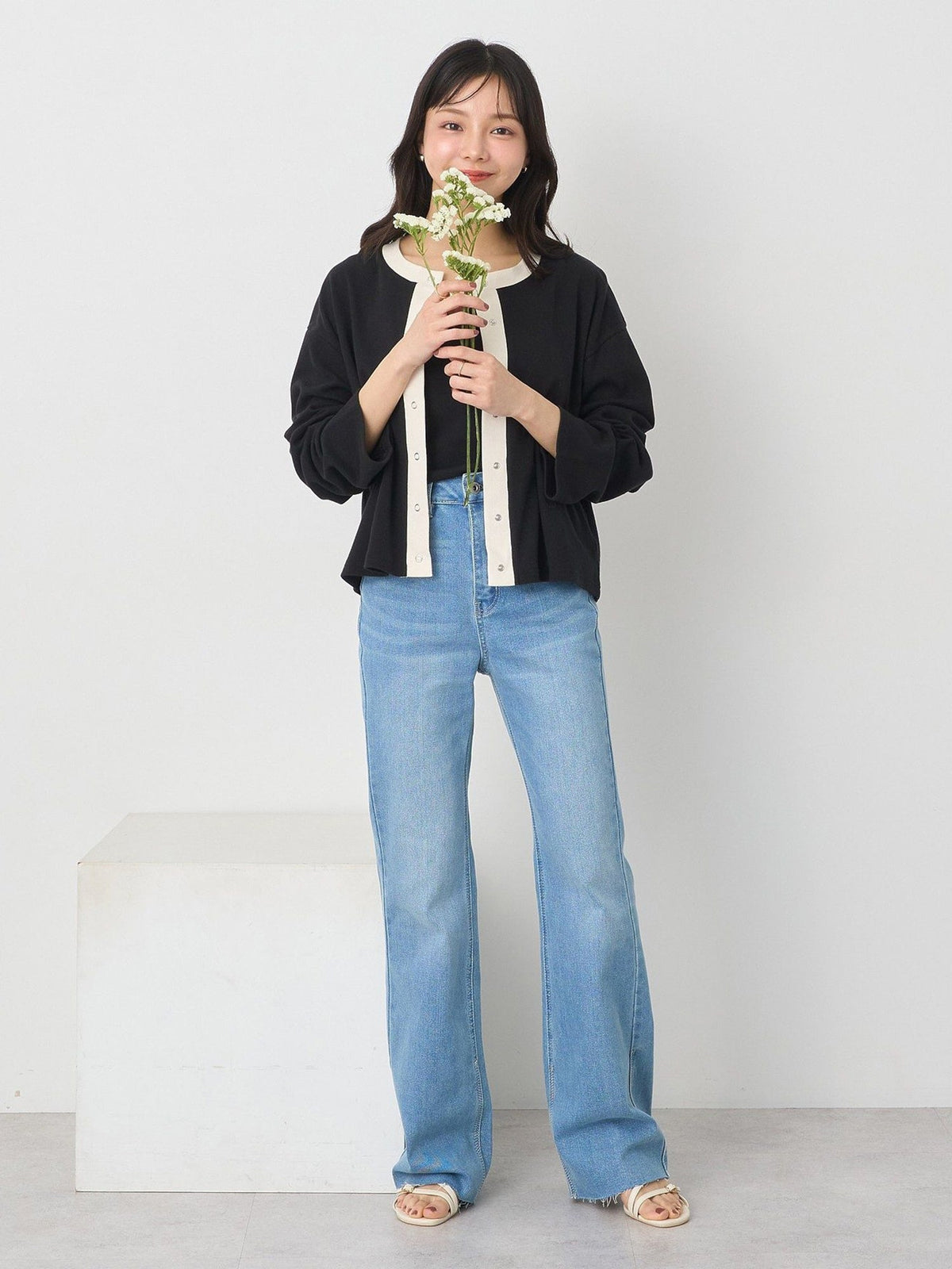 Kanzan Ribbed Cardigan Set
