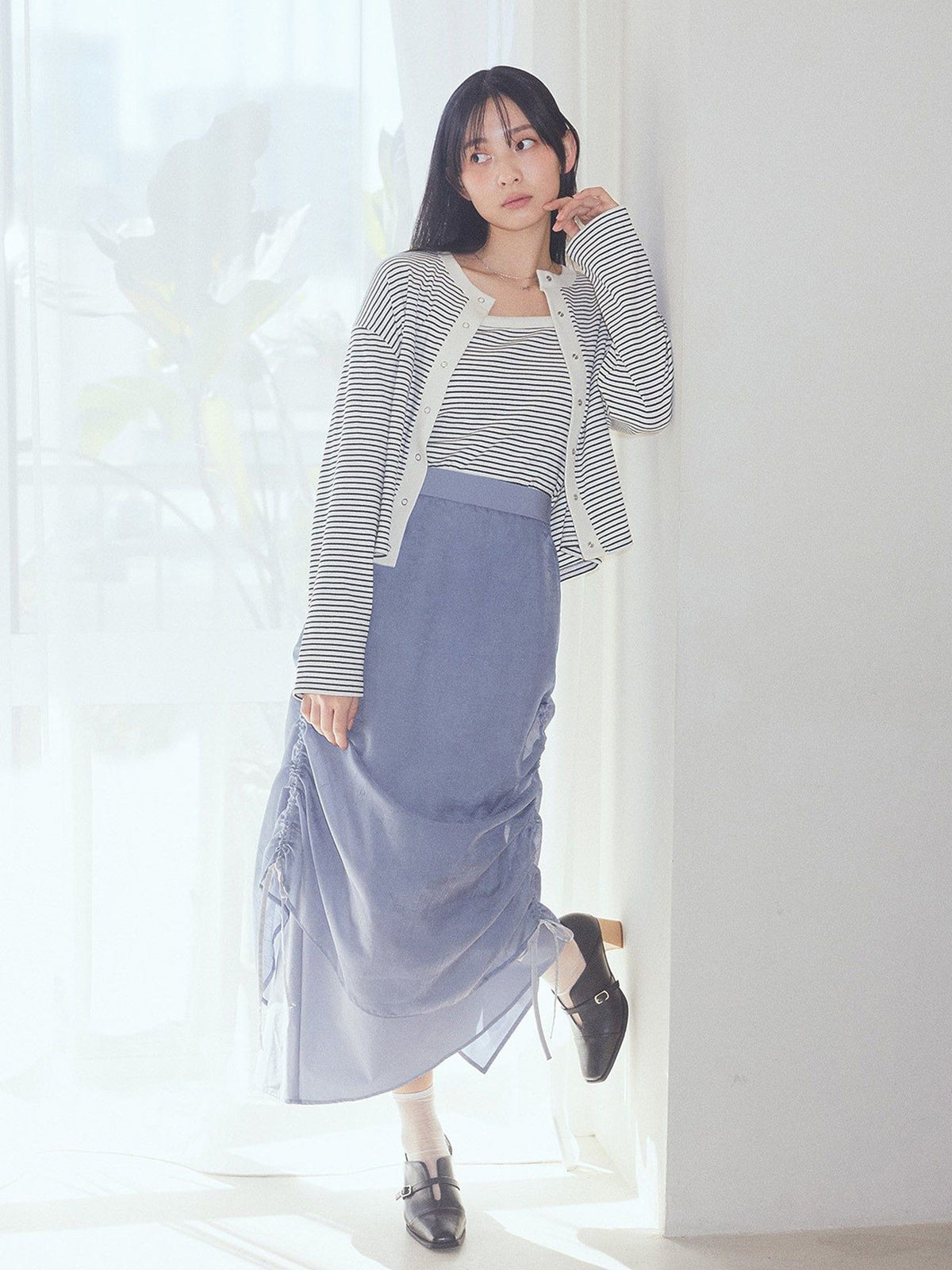 Kanzan Ribbed Cardigan Set