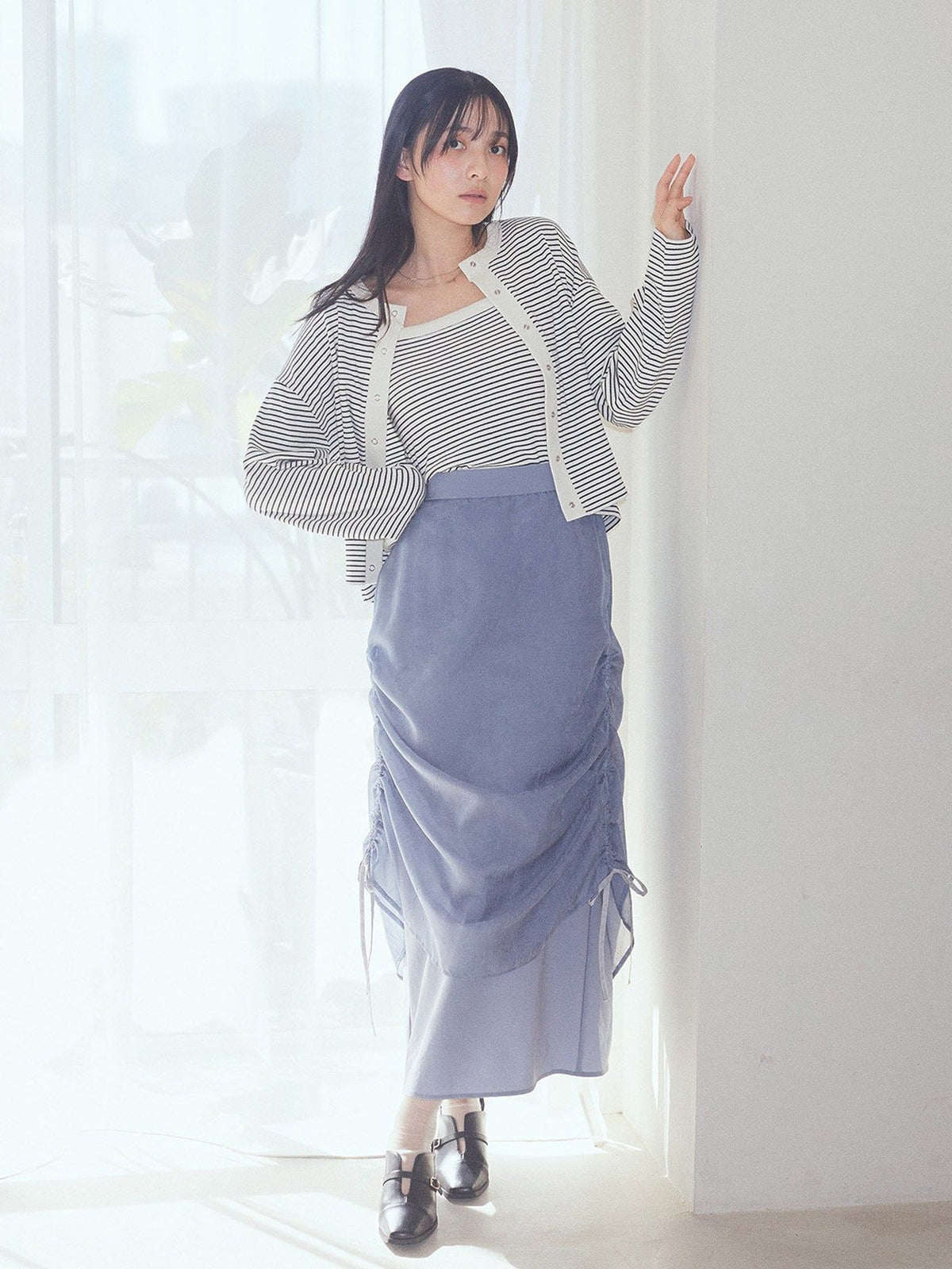 Kanzan Ribbed Cardigan Set
