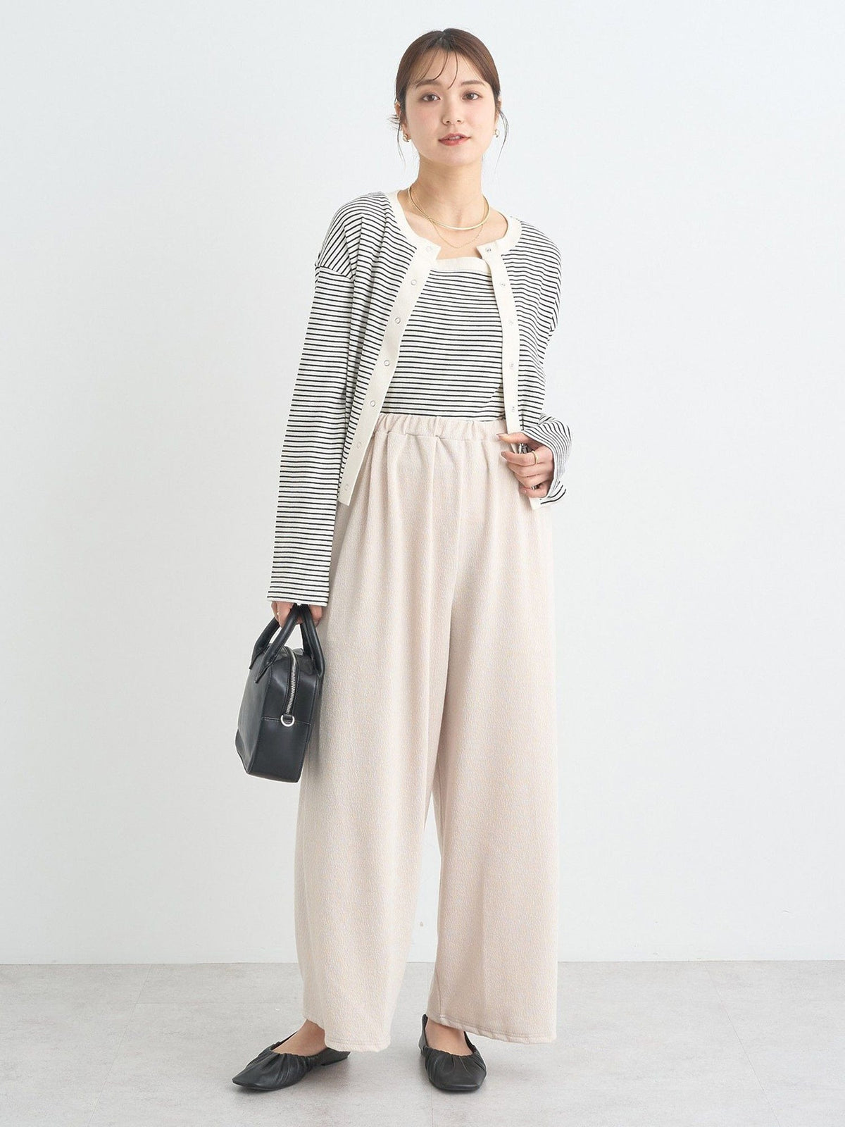 Kanzan Ribbed Cardigan Set