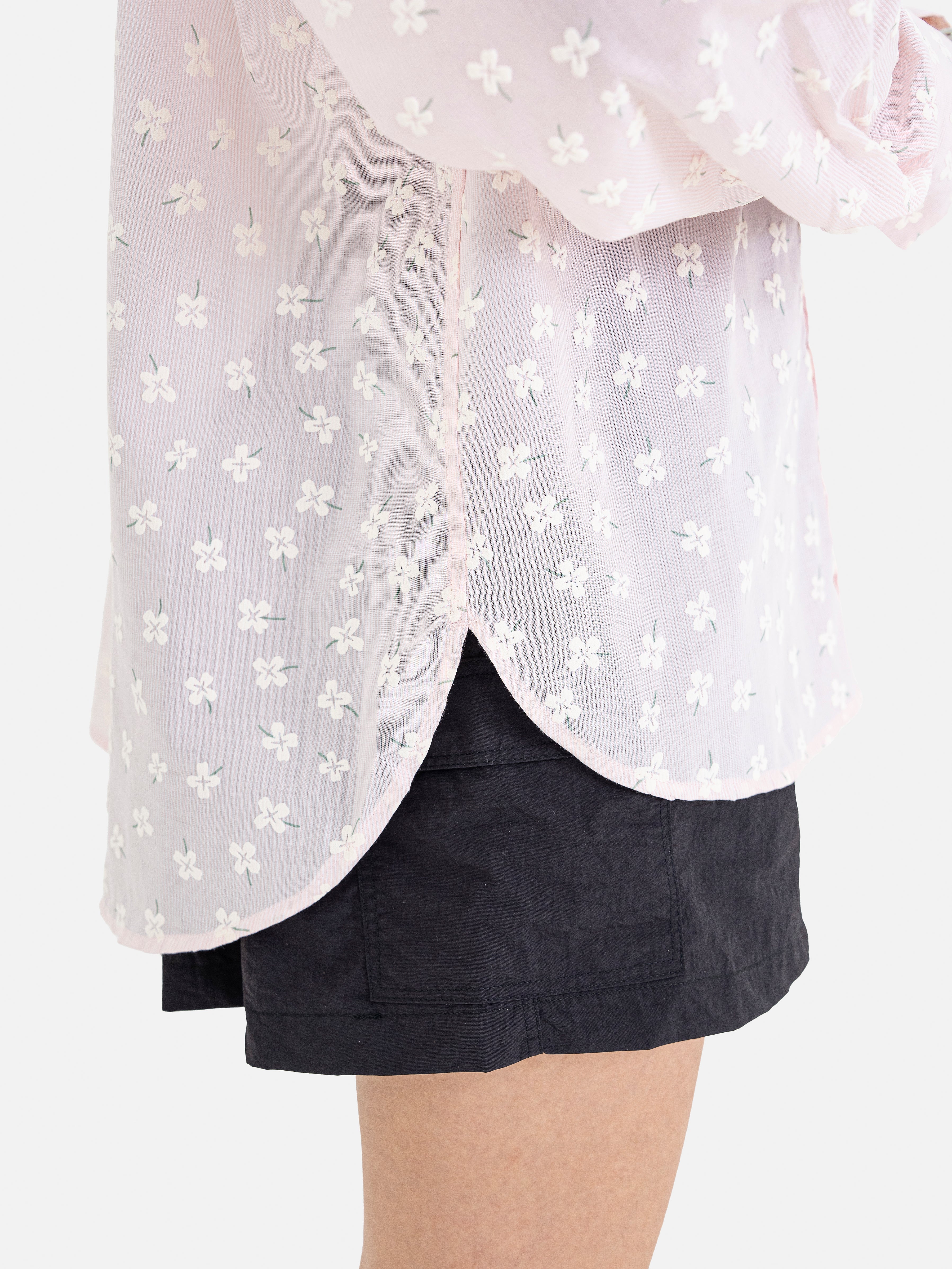 Kazuha Flower Print Shirt