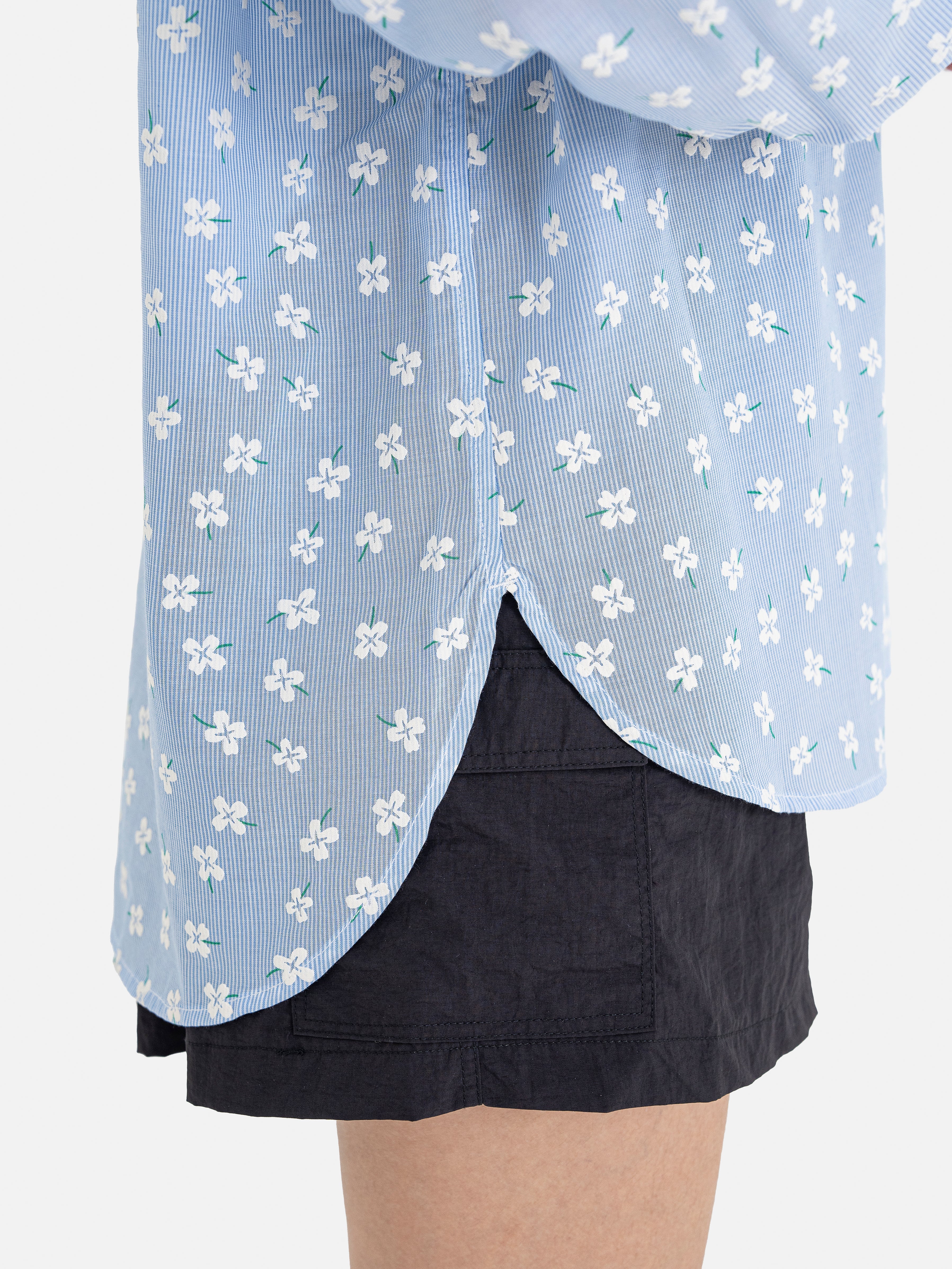 Kazuha Flower Print Shirt