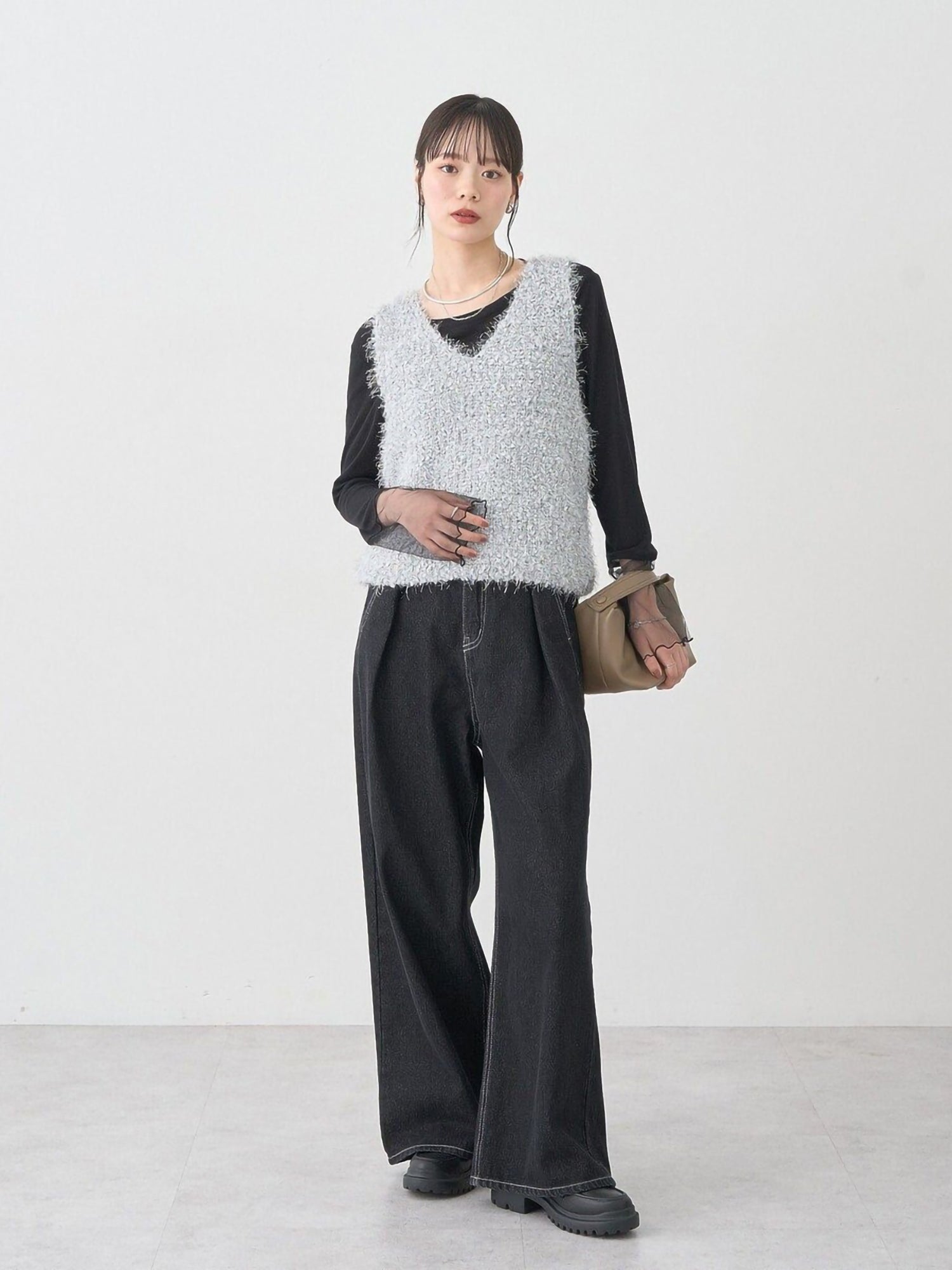 Kenzi Tuck Hook Denim Pants